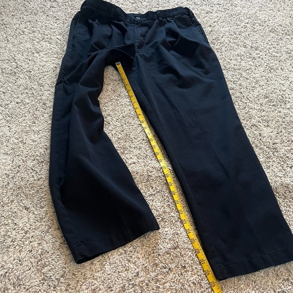 Dockers Men’s Classic Fit Pleated Dress Pants Solid Black Stretch 36x29 Pockets - Picture 5 of 8